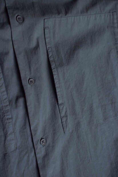 STILL BY HAND 製品染めシャツ SH01253