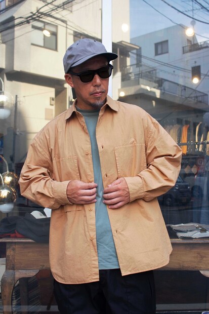 STILL BY HAND 製品染めシャツ SH01253