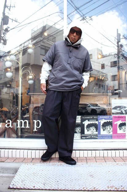 STILL BY HAND 強撚コットンシャンブレー2タックパンツ PT06253