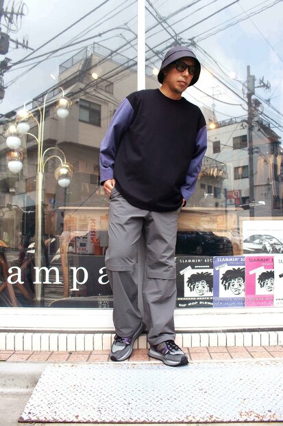 PERS PROJECTS OLIVER L/S TEE 2TONE 25FW-14081