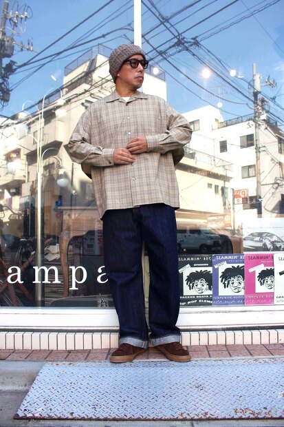 PERS PROJECTS OLIVER L/S WD FIT SHIRTS CHECK 25FW-11081 CH