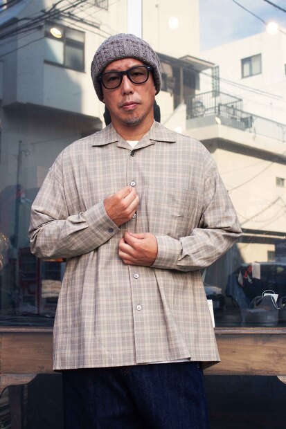 PERS PROJECTS OLIVER L/S WD FIT SHIRTS CHECK 25FW-11081 CH