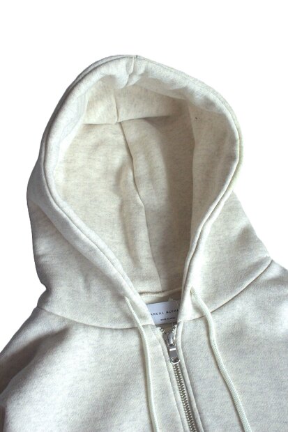 MANUAL ALPHABET AZUMA BRUSHED SWEAT FULLZIP MA-C-259