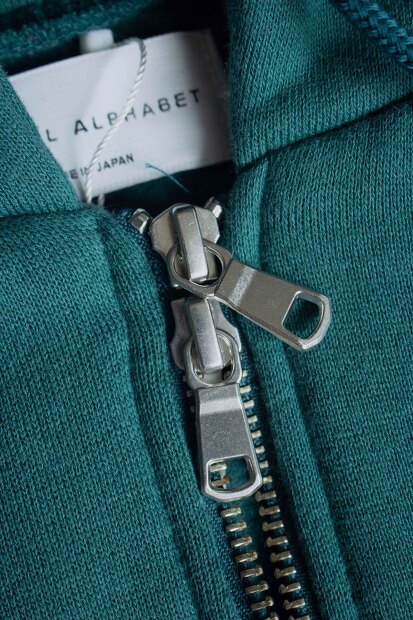 MANUAL ALPHABET AZUMA BRUSHED SWEAT FULLZIP MA-C-259
