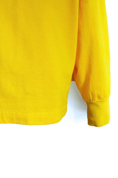 YONETOMI NEW BASIC GARMENT DYED T-SHIRT MOCK NECK 95-242-014 