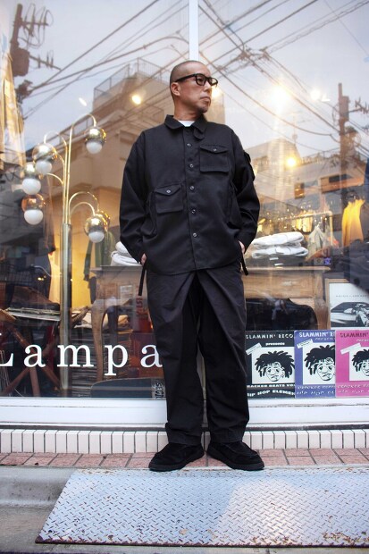 MODMNT T／TWEED UTILITY CPO SHIRT