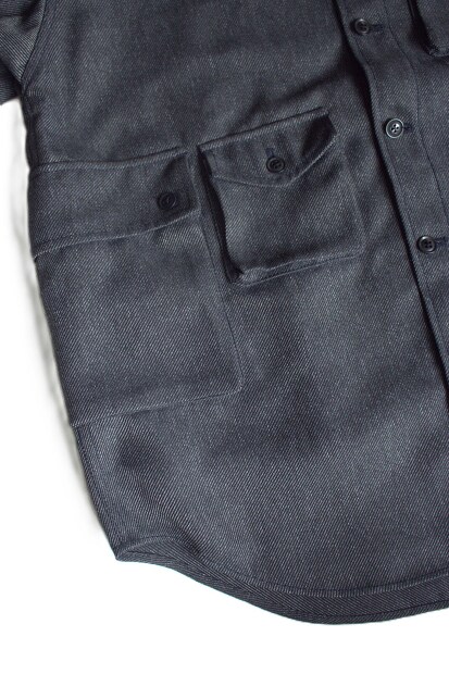 MODMNT T／TWEED UTILITY CPO SHIRT
