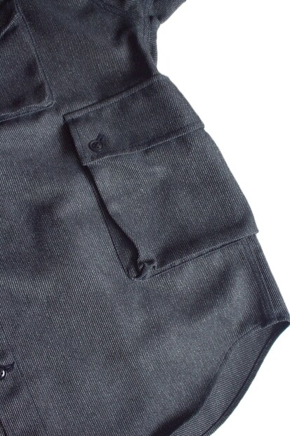 MODMNT T／TWEED UTILITY CPO SHIRT
