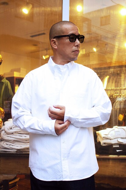 MANUAL ALPHABET SUPIMA OX BD SHIRTS BALGING FIT(ややゆったり) BASIC-BG-001