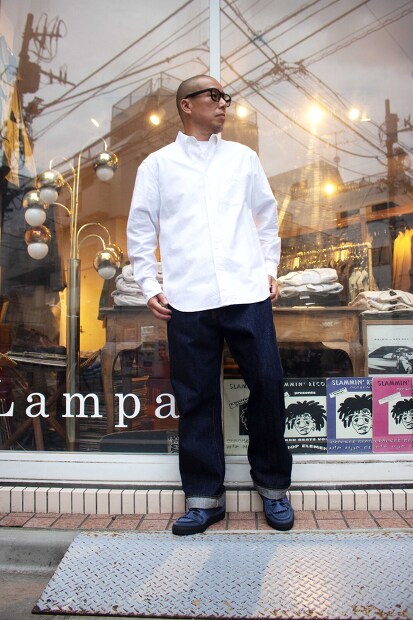 MANUAL ALPHABET SUPIMA OX BD SHIRTS BALGING FIT(ややゆったり) BASIC-BG-001