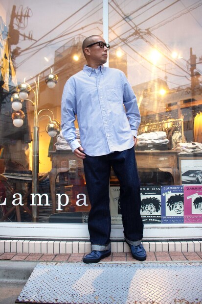MANUAL ALPHABET SUPIMA OX BD SHIRTS BALGING FIT(ややゆったり) BASIC-BG-001
