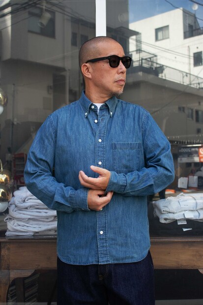 MANUAL ALPHABET DENIM BD SHIRTS SUITABLE FIT(ややスッキリ) BASIC-ST-003
