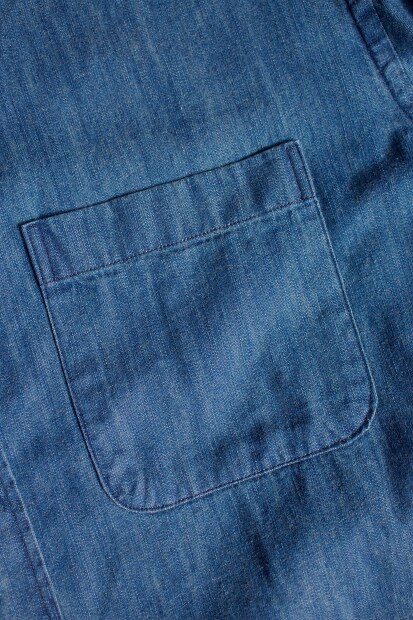 MANUAL ALPHABET DENIM BD SHIRTS SUITABLE FIT(ややスッキリ) BASIC-ST-003