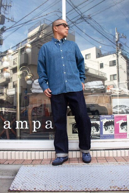 MANUAL ALPHABET DENIM BD SHIRTS BALGING FIT(ややゆったり) BASIC-BG-003
