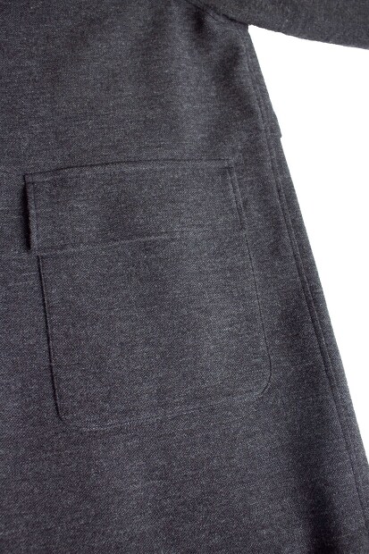 STILL BY HAND ツイードライクウールコート CO03253