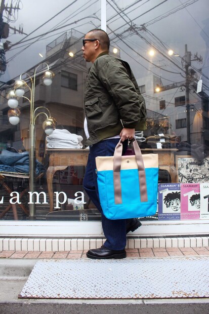 TRIALOGUE STUDIO グログランハンドルレザートートバッグ NK069