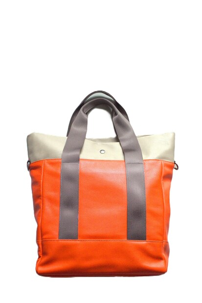 TRIALOGUE STUDIO グログランハンドルレザートートバッグ NK069