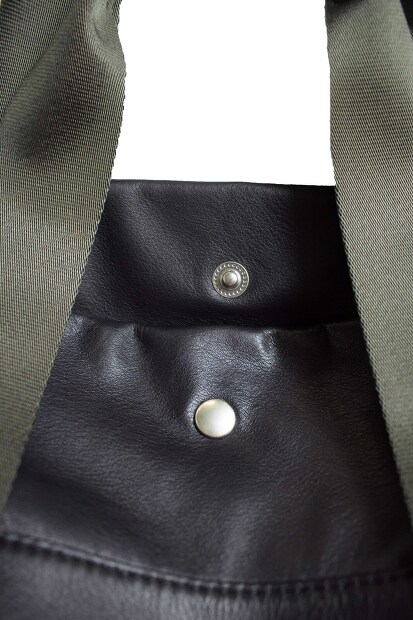 TRIALOGUE STUDIO グログランハンドルレザートートバッグ NK069