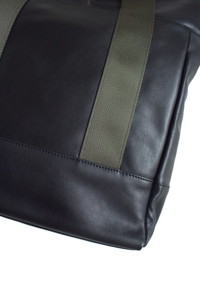 TRIALOGUE STUDIO グログランハンドルレザートートバッグ NK069