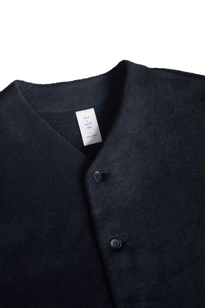 HAVE A GOOD DAY MELTON FLEECE CARDIGAN HGD-390