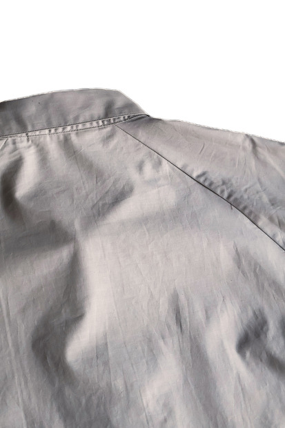 STILL BY HAND 先染めコットンラグランシャツ SH02254