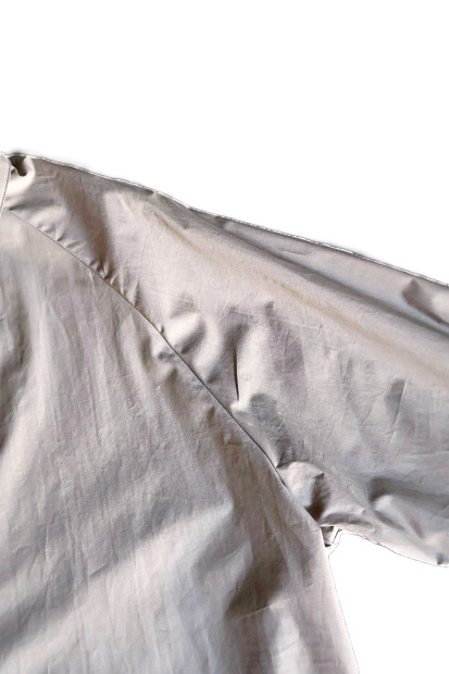 STILL BY HAND 先染めコットンラグランシャツ SH02254