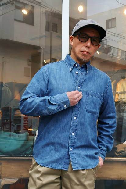 MANUAL ALPHABET DENIM BD SHIRTS SUITABLE FIT（ややスッキリ） BASIC-ST-003