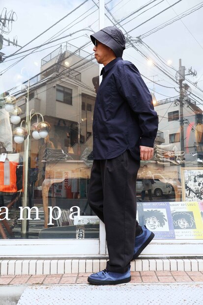 STILL BY HAND ストライプレギュラーカラーシャツ SH00221