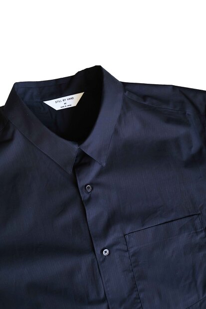 STILL BY HAND ストライプレギュラーカラーシャツ SH00221