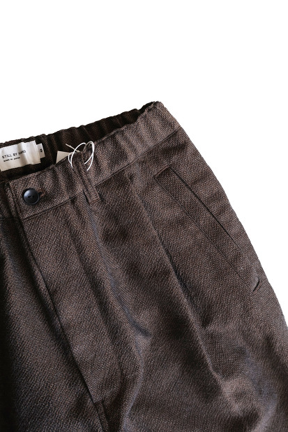 STILL BY HAND　サマーツイードテーパードパンツ PT06261