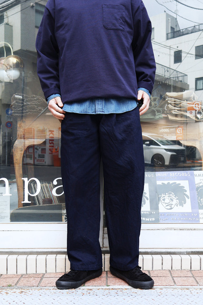STILL BY HAND ディープタックデニムパンツ DN03261