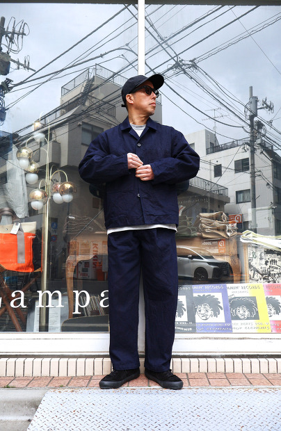 STILL BY HAND ディープタックデニムパンツ DN03261