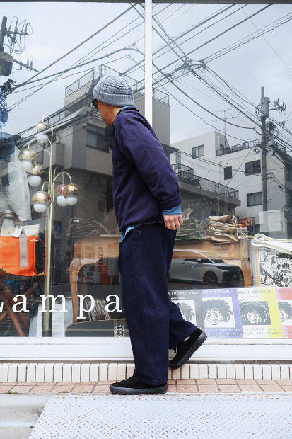 STILL BY HAND ディープタックデニムパンツ DN03261