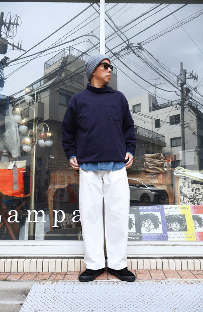 STILL BY HAND ディープタックデニムパンツ DN03261