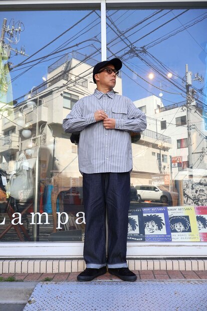 HAVE A GOOD DAY STRIPE FLAP SHIRTS HGD-338ST