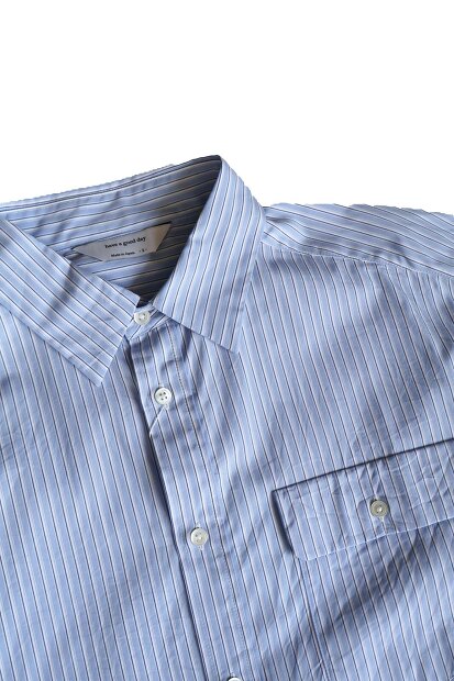 HAVE A GOOD DAY STRIPE FLAP SHIRTS HGD-338ST