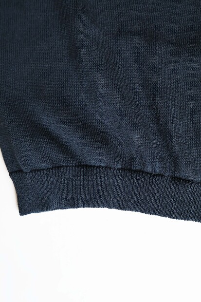 STILL BY HAND 12Gハーフスリーブニット KN02261 メンズ サマーニット Teal Blue　日本製