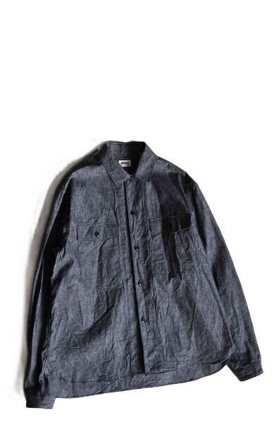 BRENA FLAP 60S DEADSTOCK VINTAGE FRENCH CHAMBRAY 60年代デッドストックフレンチシャンブレー使用ワークシャツ