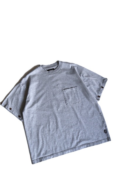 MODMNT DETACHABLE L/S TEE 着脱袖仕様 ハイゲージ天竺カットソー グレー 商品画像