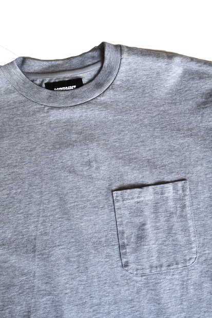 MODMNT DETACHABLE L/S TEE 着脱袖仕様 ハイゲージ天竺カットソー グレー 商品画像