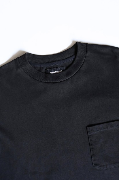 MODMNT DETACHABLE L/S TEE 着脱袖仕様 ハイゲージ天竺カットソー ブラック 商品画像