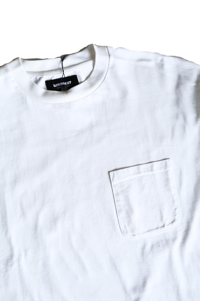 MODMNT DETACHABLE L/S TEE 着脱袖仕様 ハイゲージ天竺カットソー ホワイト 商品画像
