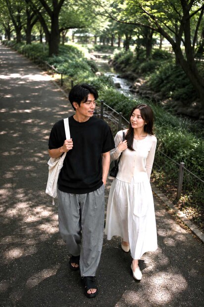 STILL BY HAND 強撚コットンテーパードパンツ PT07262の物撮り画像。強撚コットン特有のドライな質感と、オリーブがかったグレーカラーが特徴のメンズテーパードパンツの着用画像