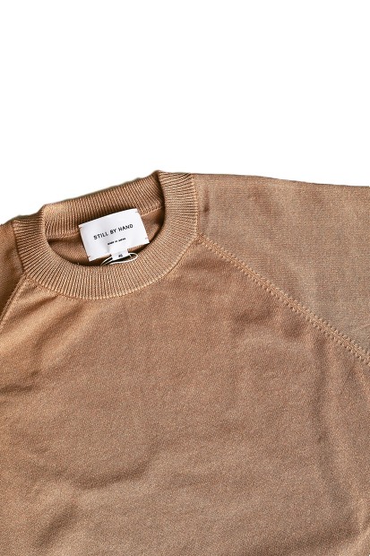 STILL BY HAND KN02262 和紙ニット半袖 メンズ 日本製 商品画像