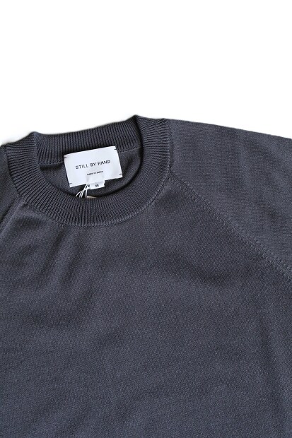 STILL BY HAND KN02262 和紙ニット半袖 メンズ 日本製 商品画像