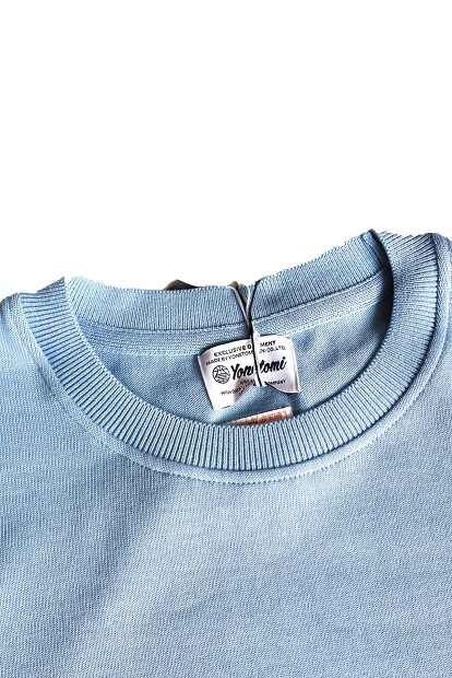 YONETOMI RIGID SEA ISLAND COTTON YOKO-MARUDO KNIT TEE 商品画像