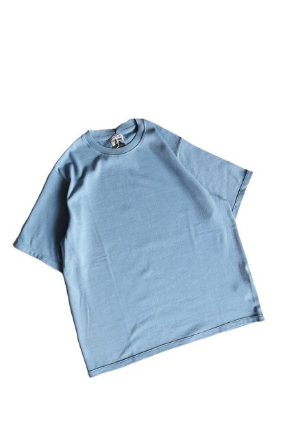 YONETOMI RIGID SEA ISLAND COTTON YOKO-MARUDO KNIT TEE 商品画像