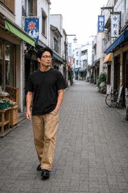 YONETOMI SILK KNIT TEE シルク100% サマーニット 日本製 メンズ通販