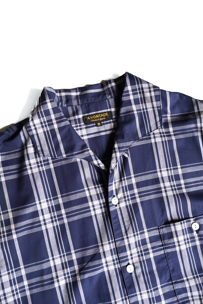 A VONTADE ITALIAN COLLAR SHIRTS SS -CHECK BROAD ClLOTH- VTD-0398-SH 商品画像