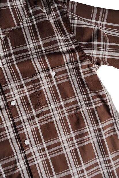 A VONTADE ITALIAN COLLAR SHIRTS SS -CHECK BROAD ClLOTH- VTD-0398-SH 商品画像